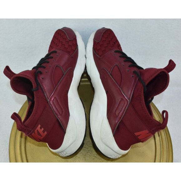 Nike Air Huarache Run Ultra Mens Shoes Size 9.5 Team Red Gym Sail Sneakers - Picture 7 of 10